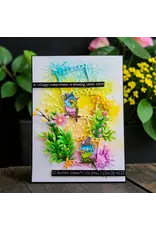 AALL & CREATE AALL & CREATE AUTOUR DE MWA #264 CENTER SPIN 6X6 STENCIL