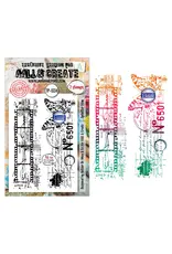 AALL & CREATE AALL & CREATE AUTOUR DE MWA #1334 SPLATTER FILM A6 CLEAR STAMP SET