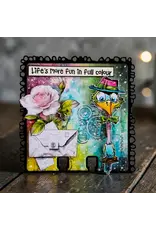 AALL & CREATE AALL & CREATE AUTOUR DE MWA #1335 CIRCLES & STROKES A6 CLEAR STAMP SET