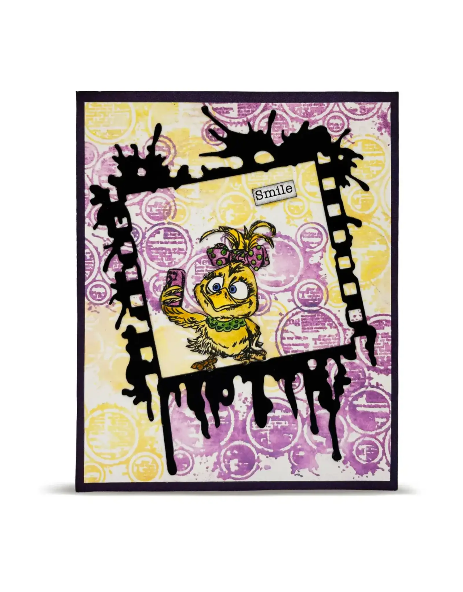 AALL & CREATE AALL & CREATE AUTOUR DE MWA #1335 CIRCLES & STROKES A6 CLEAR STAMP SET