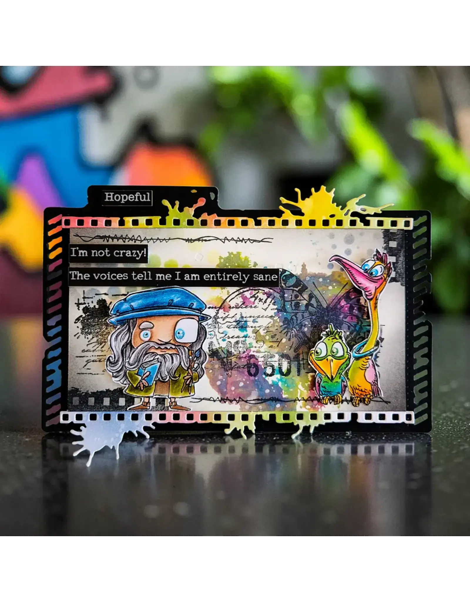 AALL & CREATE AALL & CREATE AUTOUR DE MWA #1337 SEWN SPARKS A6 CLEAR STAMP SET