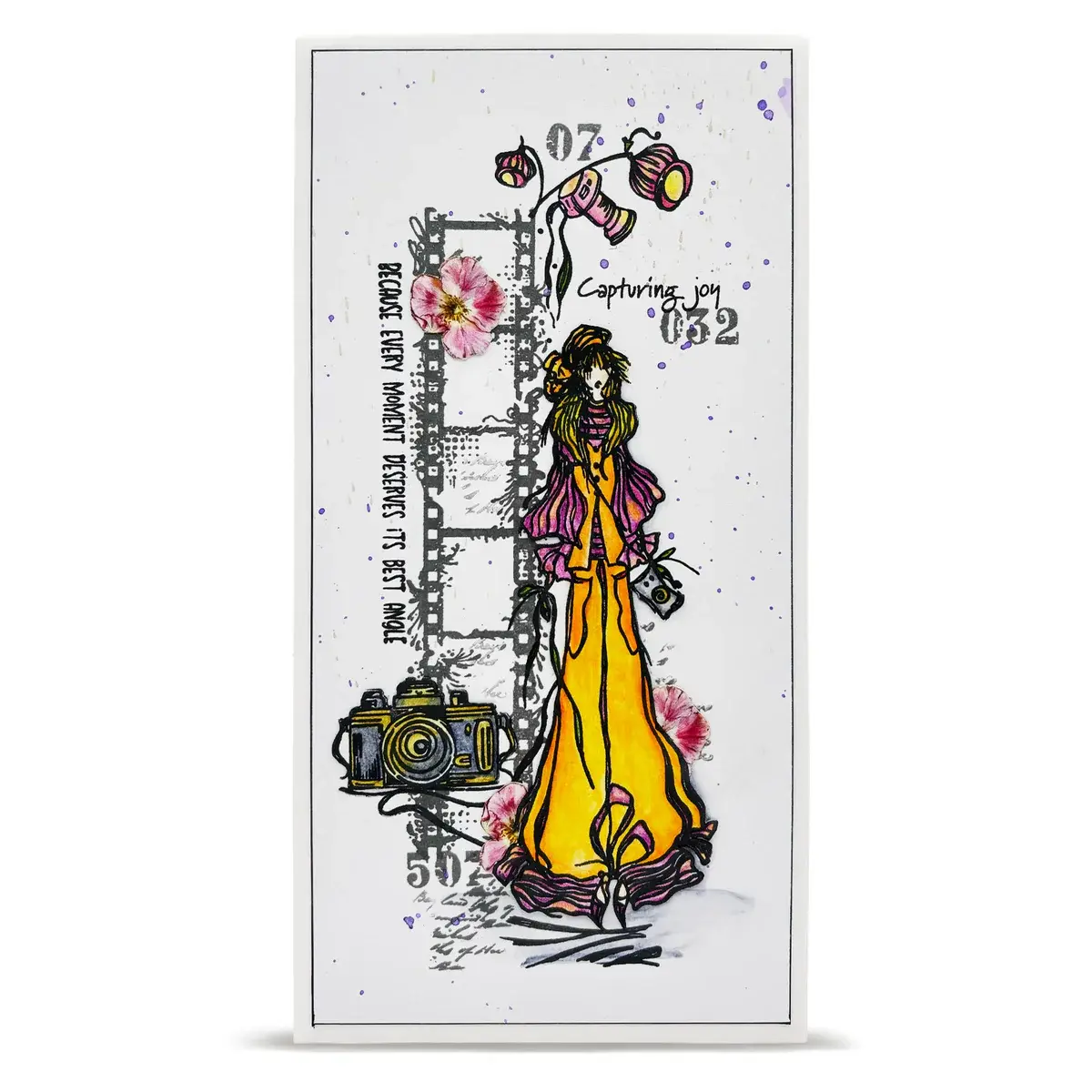 AALL & CREATE AALL & CREATE SOIZIC #1429 CAPTURING THE UNSEEN A6 CLEAR STAMP SET