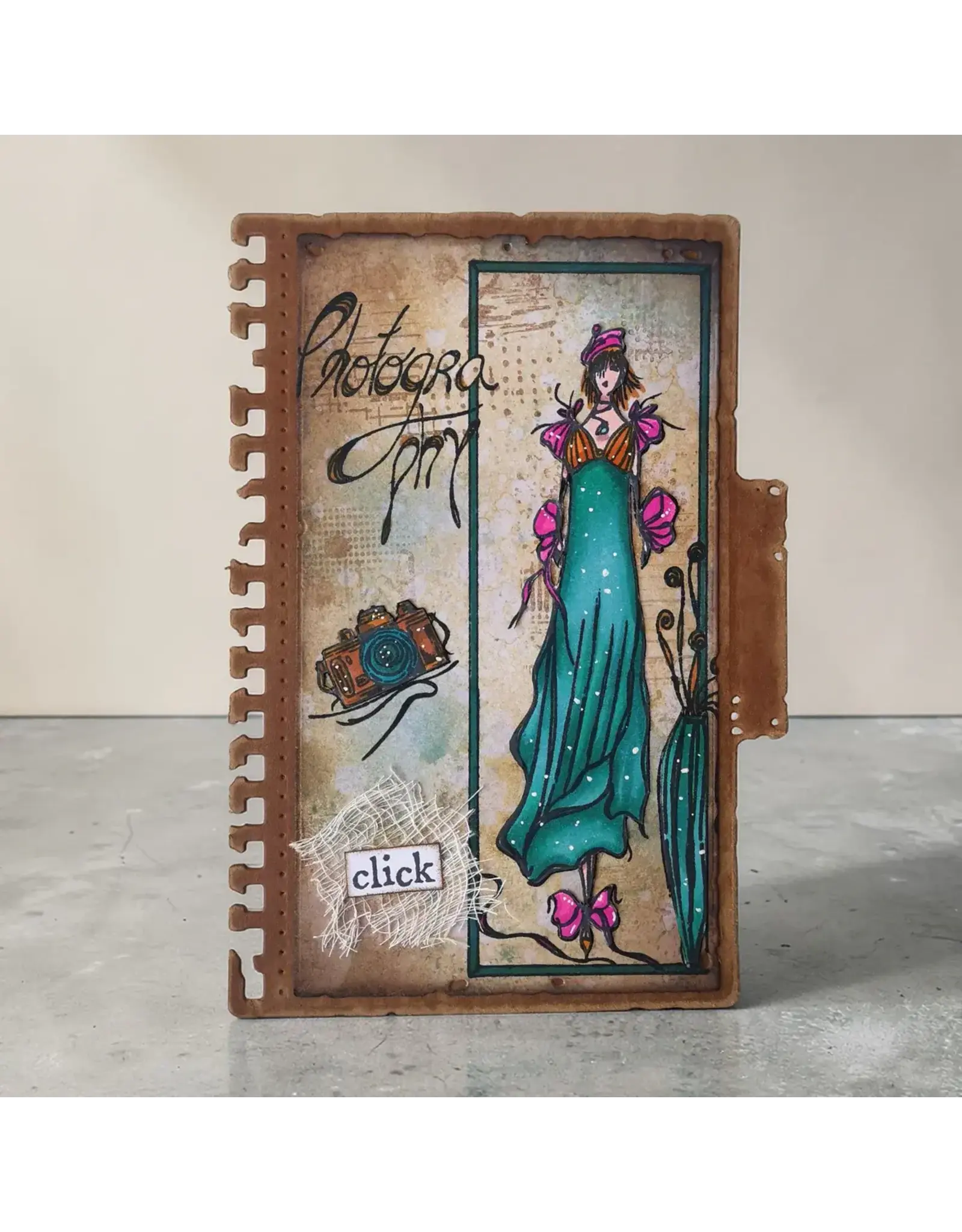 AALL & CREATE AALL & CREATE SOIZIC #1430 REFLECTIONS IN MOTION A6 CLEAR STAMP SET