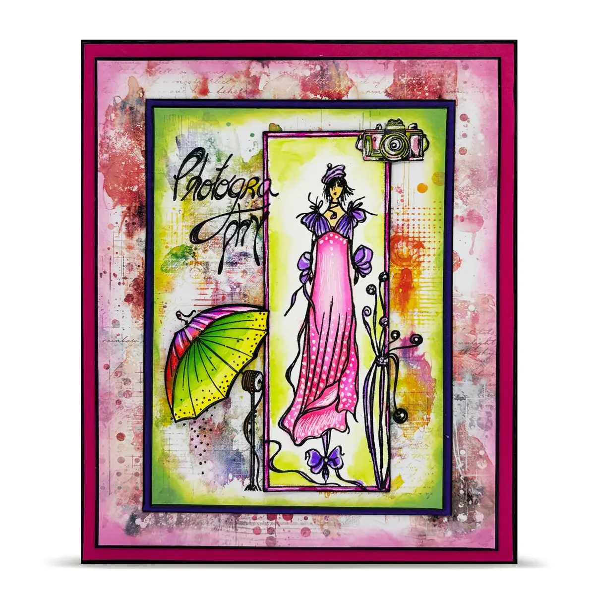 AALL & CREATE AALL & CREATE SOIZIC #1430 REFLECTIONS IN MOTION A6 CLEAR STAMP SET