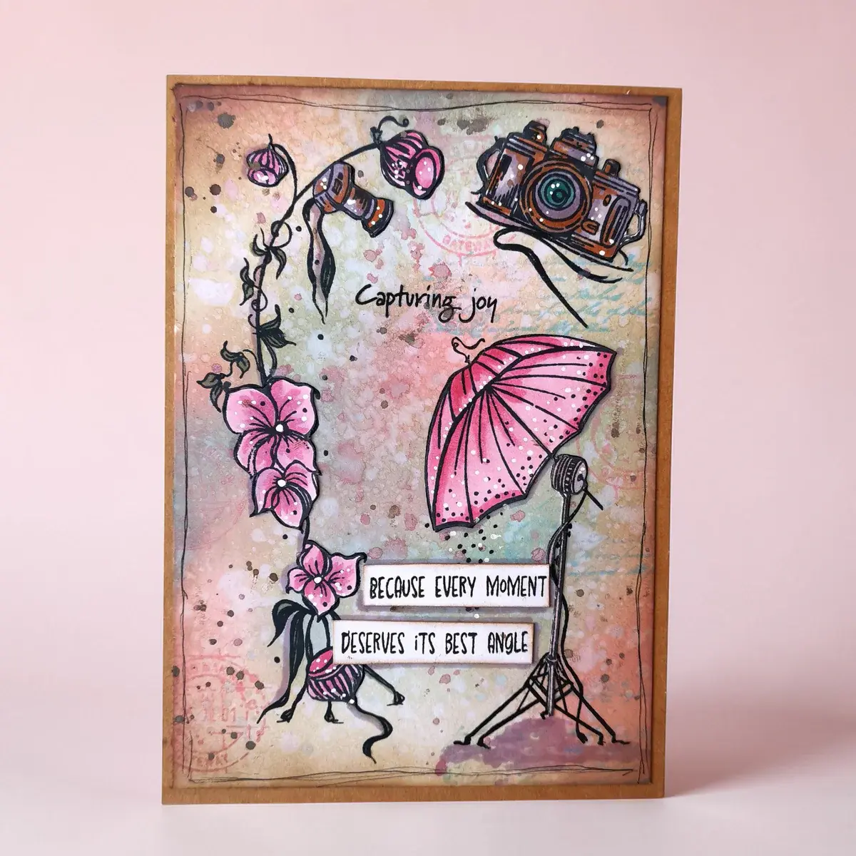 AALL & CREATE AALL & CREATE SOIZIC #1432 CAPTURING JOY A6 CLEAR STAMP SET