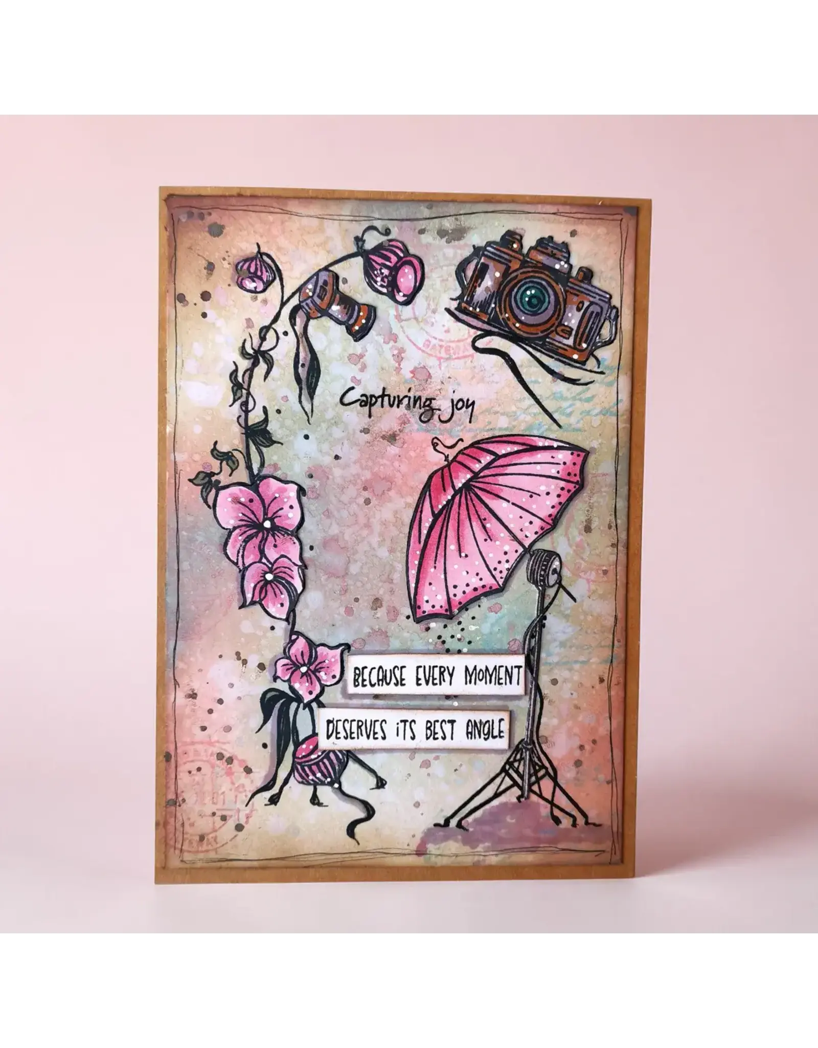 AALL & CREATE AALL & CREATE SOIZIC #1432 CAPTURING JOY A6 CLEAR STAMP SET