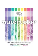 LDRS CREATIVE LDRS CREATIVE LETTERPRESS WATERCOLOR PAPER 10 SHEETS/PK