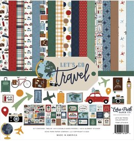 ECHO PARK PAPER ECHO PARK LET'S GO TRAVEL 12x12 COLLECTION KIT