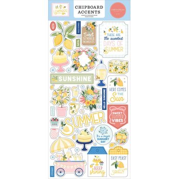 CARTA BELLA CARTA BELLA LEMONADE 6x13 CHIPBOARD ACCENTS