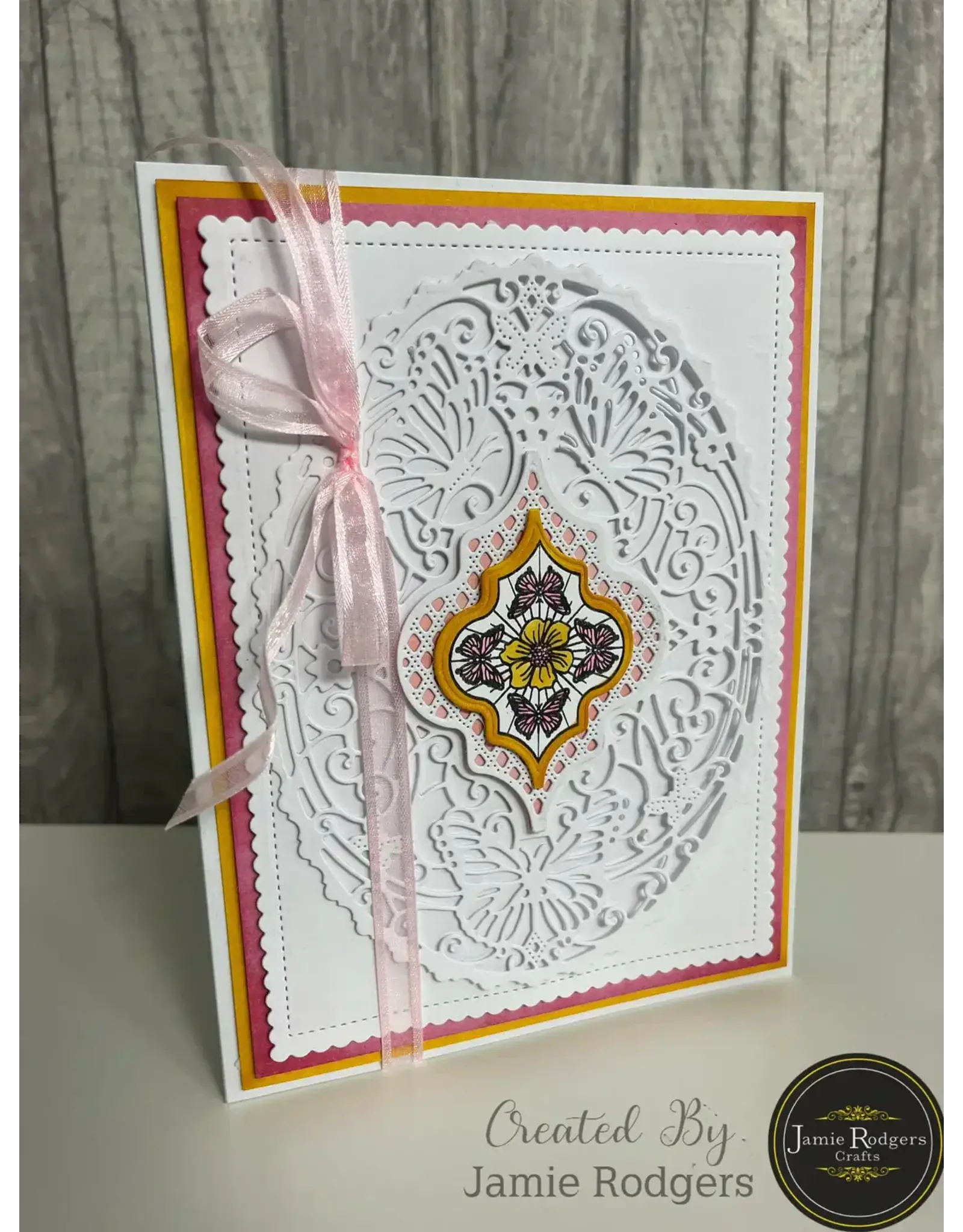 JAMIE RODGERS CRAFTS JAMIE RODGERS CRAFTS ELEGANT BUTTERFLY OVAL DIE SET