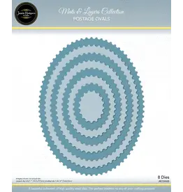 JAMIE RODGERS CRAFTS JAMIE RODGERS CRAFTS POSTAGE OVALS DIE SET