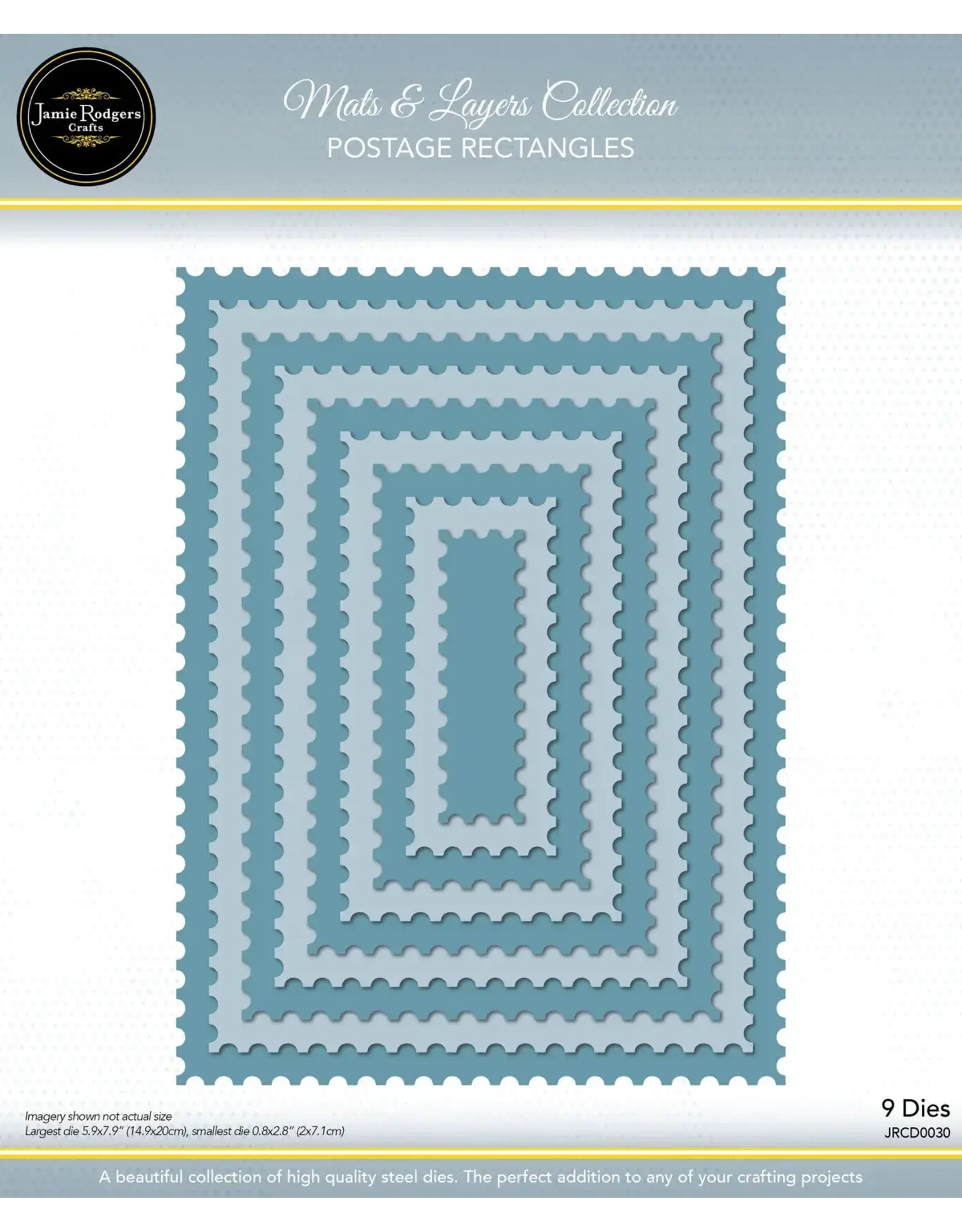 JAMIE RODGERS CRAFTS JAMIE RODGERS CRAFTS POSTAGE RECTANGLES DIE SET