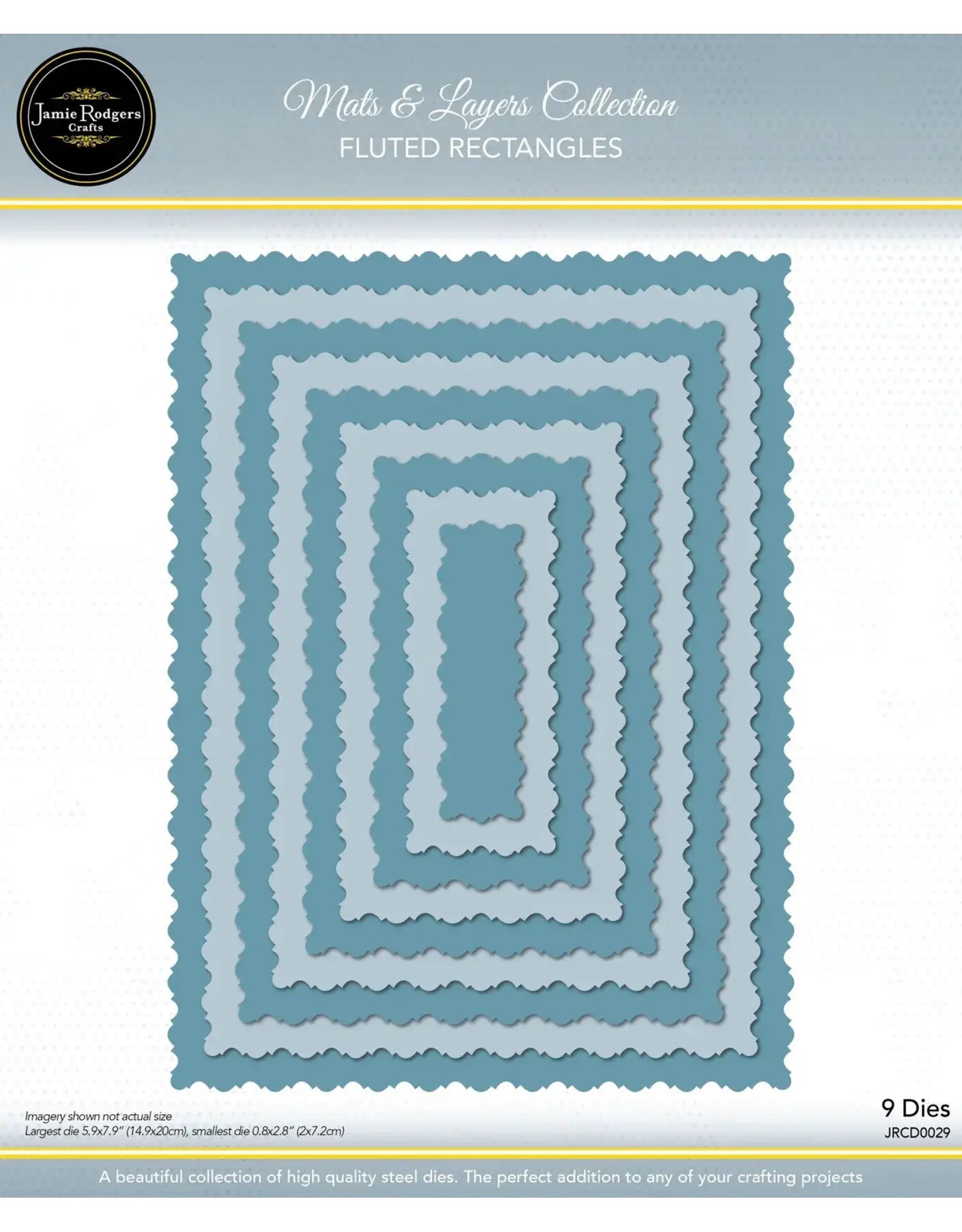 JAMIE RODGERS CRAFTS JAMIE RODGERS CRAFTS FLUTED RECTANGLES DIE SET