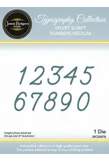 JAMIE RODGERS CRAFTS JAMIE RODGERS CRAFTS VELVET SCRIPT - NUMBERS MEDIUM DIE