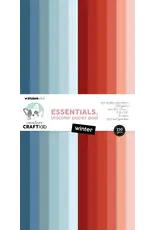 STUDIOLIGHT STUDIOLIGHT WINTER ESSENTIALS UNICOLOR PAPER PAD