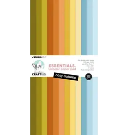 STUDIOLIGHT STUDIOLIGHT COSY AUTUMN ESSENTIALS UNICOLOR PAPER PAD