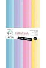 STUDIOLIGHT STUDIOLIGHT SWEET AS CANDY ESSENTIALS UNICOLOR PAPER PAD