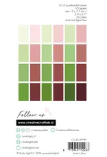 STUDIOLIGHT STUDIOLIGHT PALM TREES ESSENTIALS UNICOLOR PAPER PAD