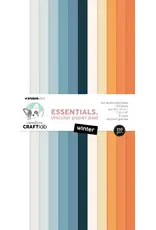 STUDIOLIGHT STUDIOLIGHT WINTER 2 ESSENTIALS UNICOLOR PAPER PAD