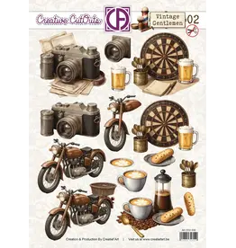 LEANE CREATIF LEANE CREATIEF VINTAGE GENTLEMEN 02 3D CUT OUTS