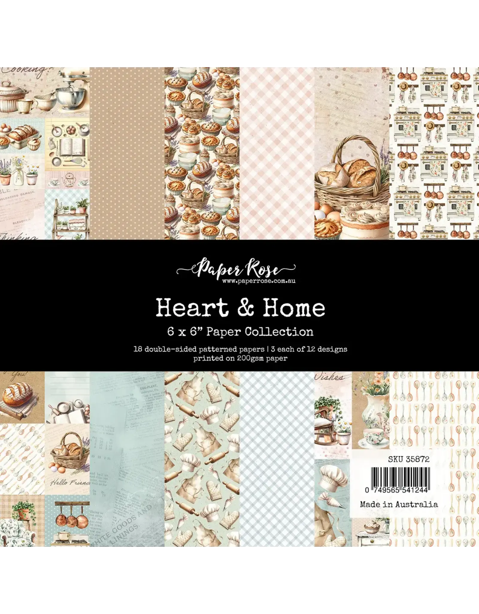 PAPER ROSE PAPER ROSE HEART & HOME 6x6 PAPER COLLECTION