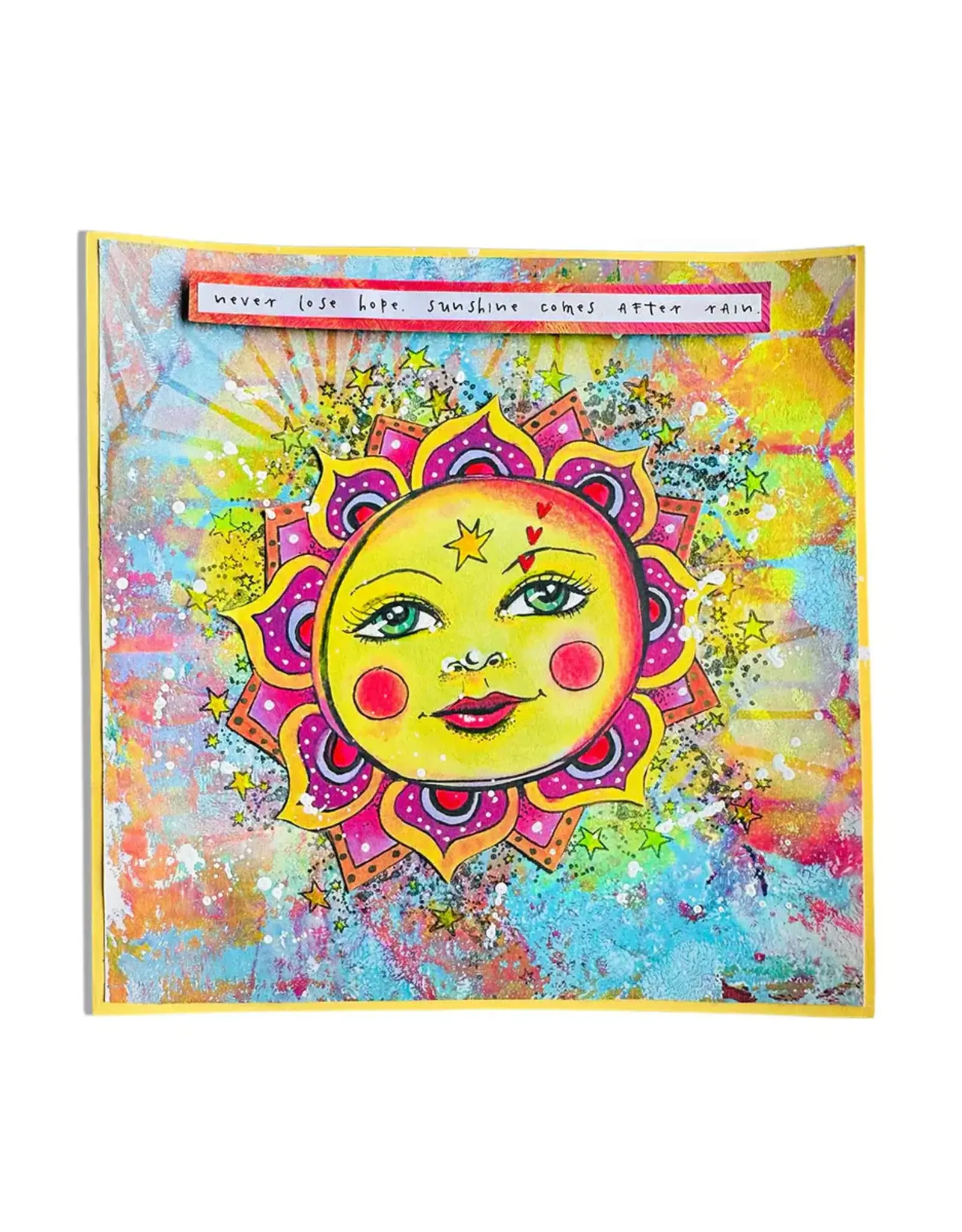 STUDIOLIGHT STUDIOLIGHT ART BY MARLENE DANCING LINES 8x8 MASKS STENCIL