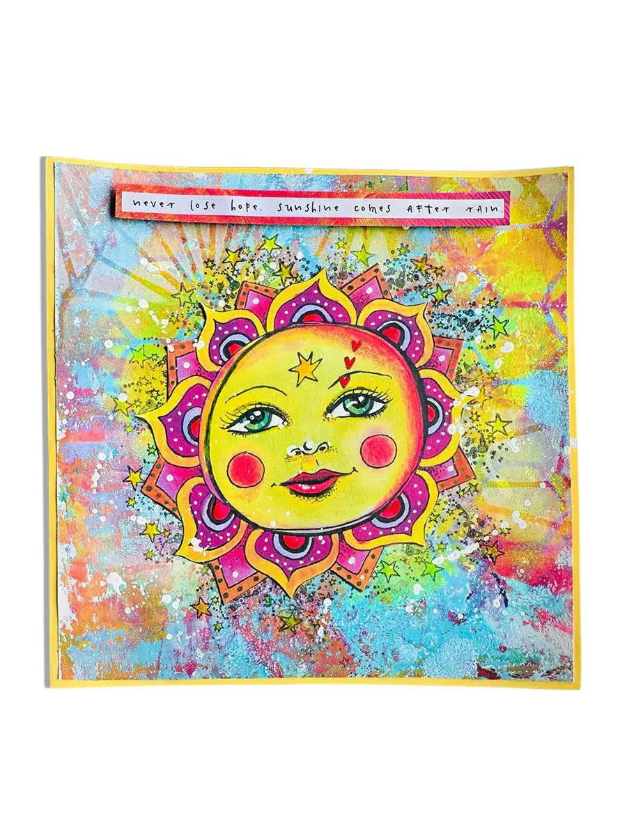 STUDIOLIGHT STUDIOLIGHT ART BY MARLENE DANCING LINES 8x8 MASKS STENCIL