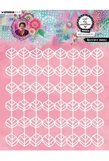 STUDIOLIGHT STUDIOLIGHT ART BY MARLENE ABSTRACT LEAVES 8x8 MASKS STENCIL