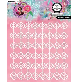 STUDIOLIGHT STUDIOLIGHT ART BY MARLENE ABSTRACT LEAVES 8x8 MASKS STENCIL