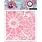 STUDIOLIGHT STUDIOLIGHT ART BY MARLENE FLORAL CLOSE-UP 8x8 MASKS STENCIL