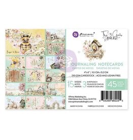 PRIMA PRIMA AMONG THE WILDFLOWERS 4x6 JOURNALING NOTECARDS 45 SHEETS