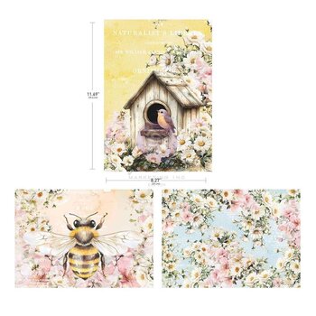 PRIMA PRIMA AMONG THE WILDFLOWERS A4 DECOUPAGE PAPER