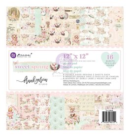 PRIMA PRIMA FRANK GARCIA SWEET SPRING 12x12 PAPER PAD 16 SHEETS