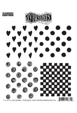 RANGER DYAN REAVELEY DYLUSIONS IT'S IN THE BACKGROUND CLING STAMP SET