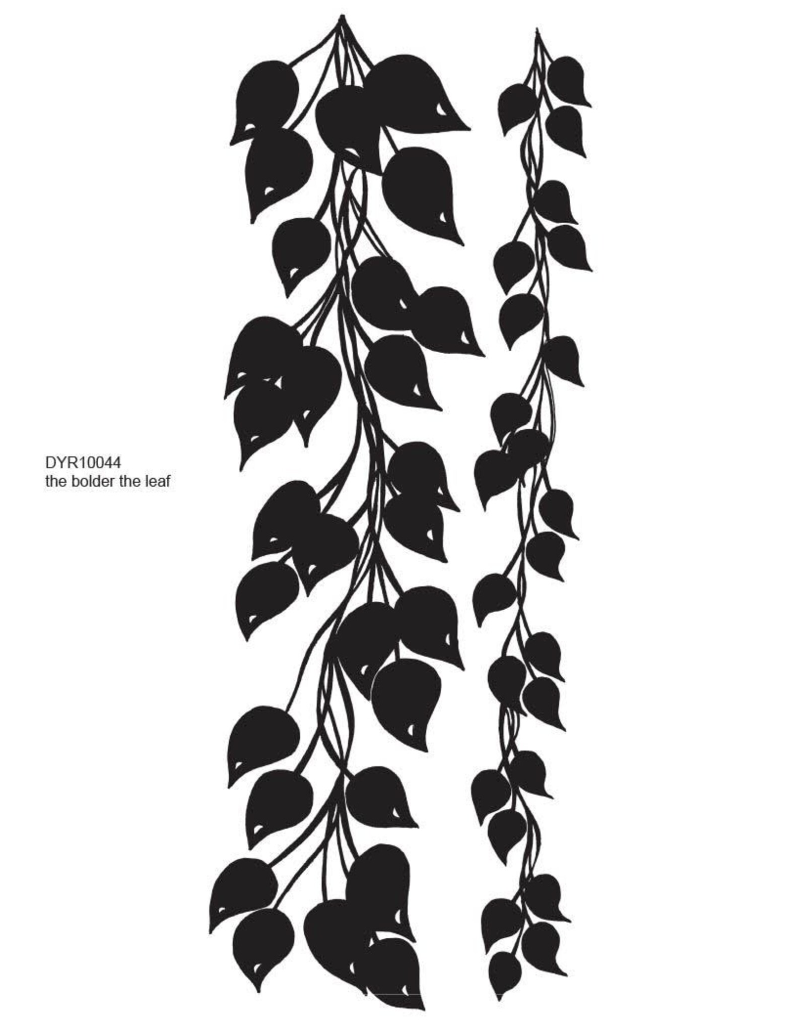 RANGER DYAN REAVELEY DYLUSIONS THE BOLDER THE LEAF CLING STAMP SET