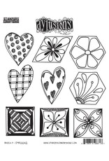 RANGER DYAN REAVELEY DYLUSIONS BLOCK IT CLING STAMP SET