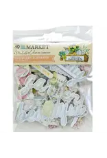 49 AND MARKET 49 AND MARKET FROM THE GARDEN CHIPBOARD SET 69 PIECES