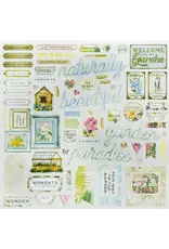 49 AND MARKET 49 AND MARKET FROM THE GARDEN CHIPBOARD SET 69 PIECES