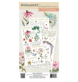 49 AND MARKET 49 AND MARKET FROM THE GARDEN 6x12 RUB-ON TRANSFER SET 3/PK