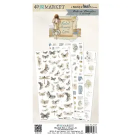 49 AND MARKET 49 AND MARKET FADED MEMORY LANE 6x12 RUB-ON TRANSFER SET 3/PK