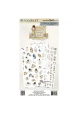 49 AND MARKET 49 AND MARKET FADED MEMORY LANE ESSENTIAL 6x12 RUB-ON TRANSFER SET 3/PK