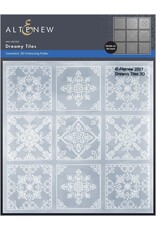 ALTENEW ALTENEW DREAMY TILES GEOMETRIC 3D EMBOSSING FOLDER
