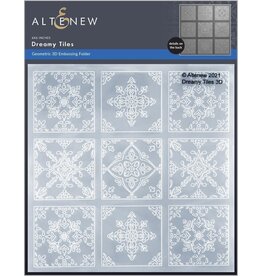 ALTENEW ALTENEW DREAMY TILES GEOMETRIC 3D EMBOSSING FOLDER