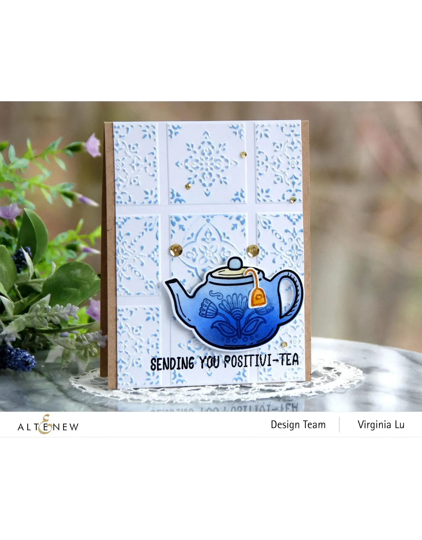 ALTENEW ALTENEW DREAMY TILES GEOMETRIC 3D EMBOSSING FOLDER
