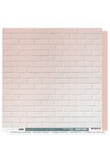 LES ATELIERS DE KARINE LES ATELIERS DE KARINE URBAN STORIES BACK TO BASICS ROSE 12x12 CARDSTOCK