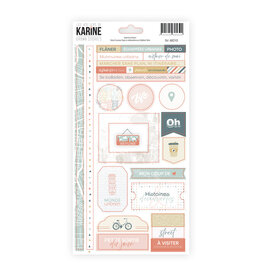 LES ATELIERS DE KARINE LES ATELIERS DE KARINE URBAN STORIES CARDSTOCK STICKERS
