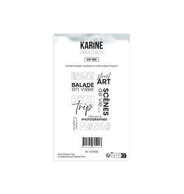 LES ATELIERS DE KARINE LES ATELIERS DE KARINE URBAN STORIES CITY TRIP CLEAR STAMP SET