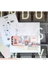 LES ATELIERS DE KARINE LES ATELIERS DE KARINE URBAN STORIES DÉFINITIONS EXPLORER CLEAR STAMP SET