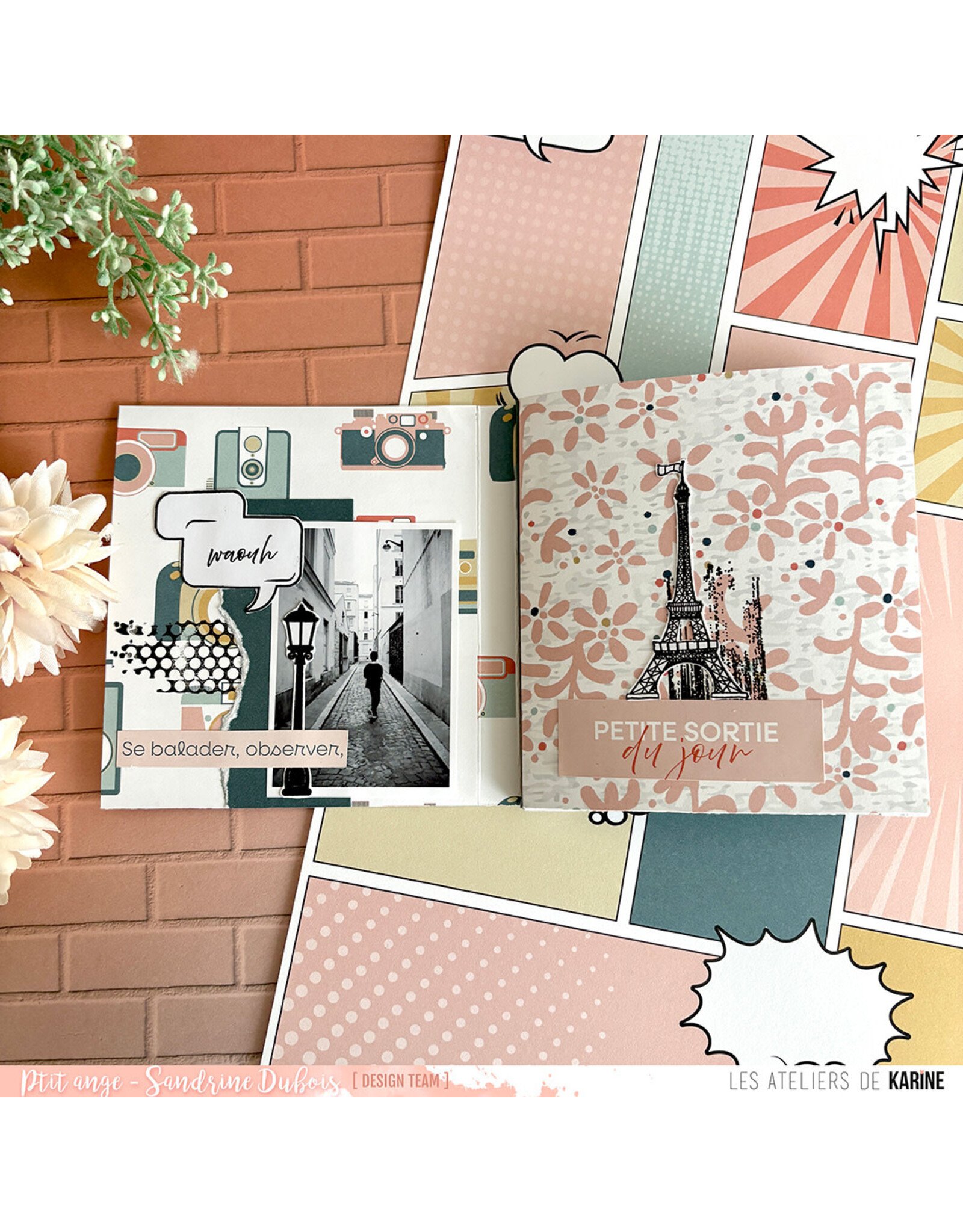 LES ATELIERS DE KARINE LES ATELIERS DE KARINE URBAN STORIES PARIS CLEAR STAMP SET