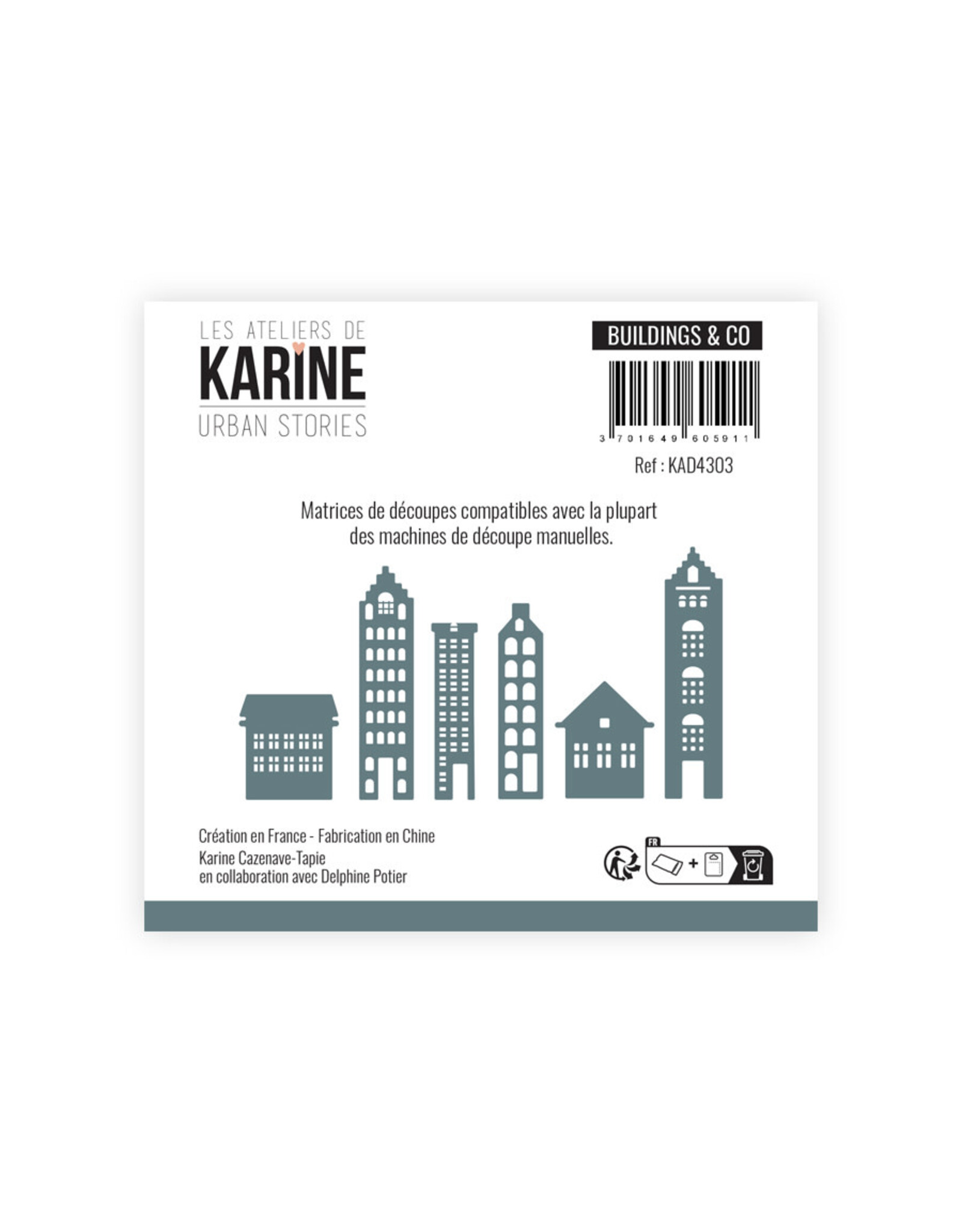 LES ATELIERS DE KARINE LES ATELIERS DE KARINE URBAN STORIES BUILDINGS & CO DIE SET